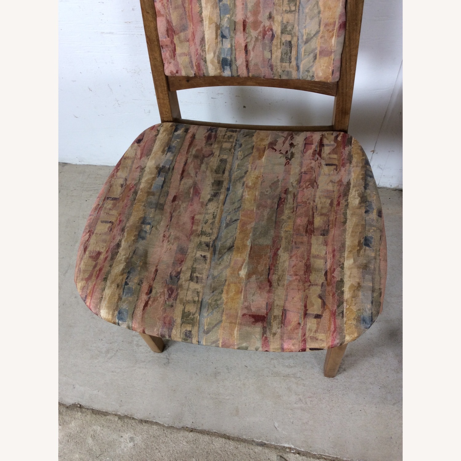 Set of 6 MCM Dining Chairs with Vintage Upholstery - image-15