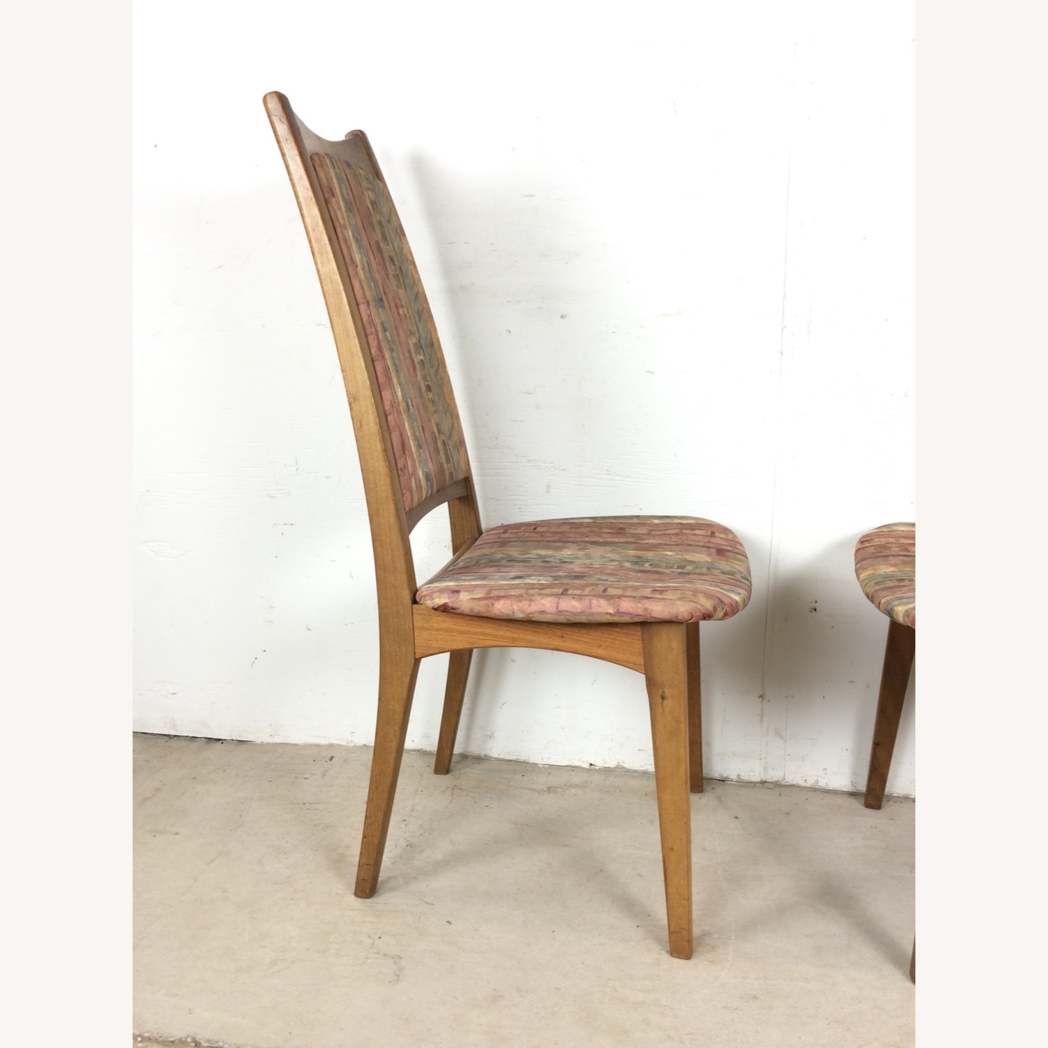 Set of 6 MCM Dining Chairs with Vintage Upholstery - image-22