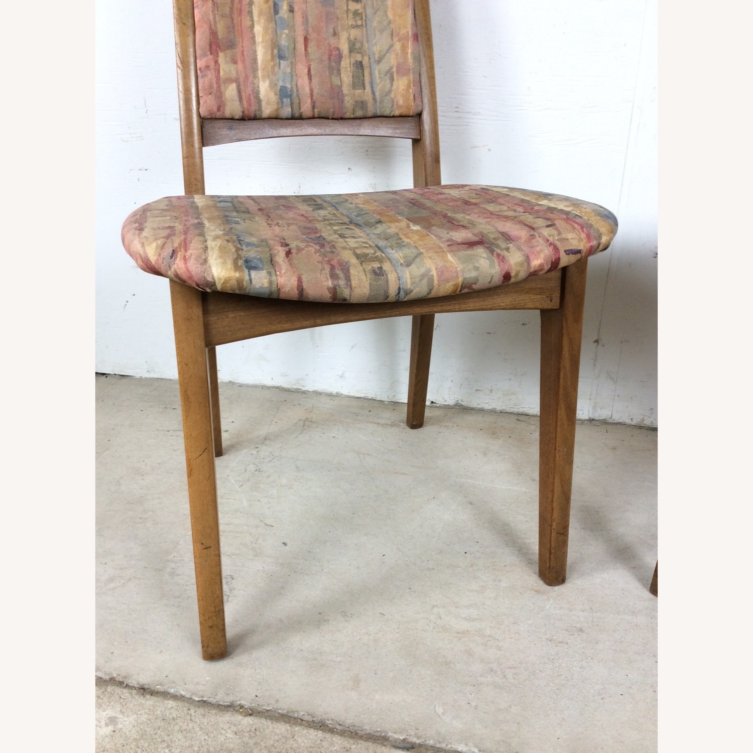 Set of 6 MCM Dining Chairs with Vintage Upholstery - image-19