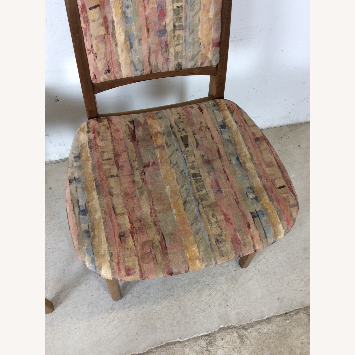 Set of 6 MCM Dining Chairs with Vintage Upholstery - image-16