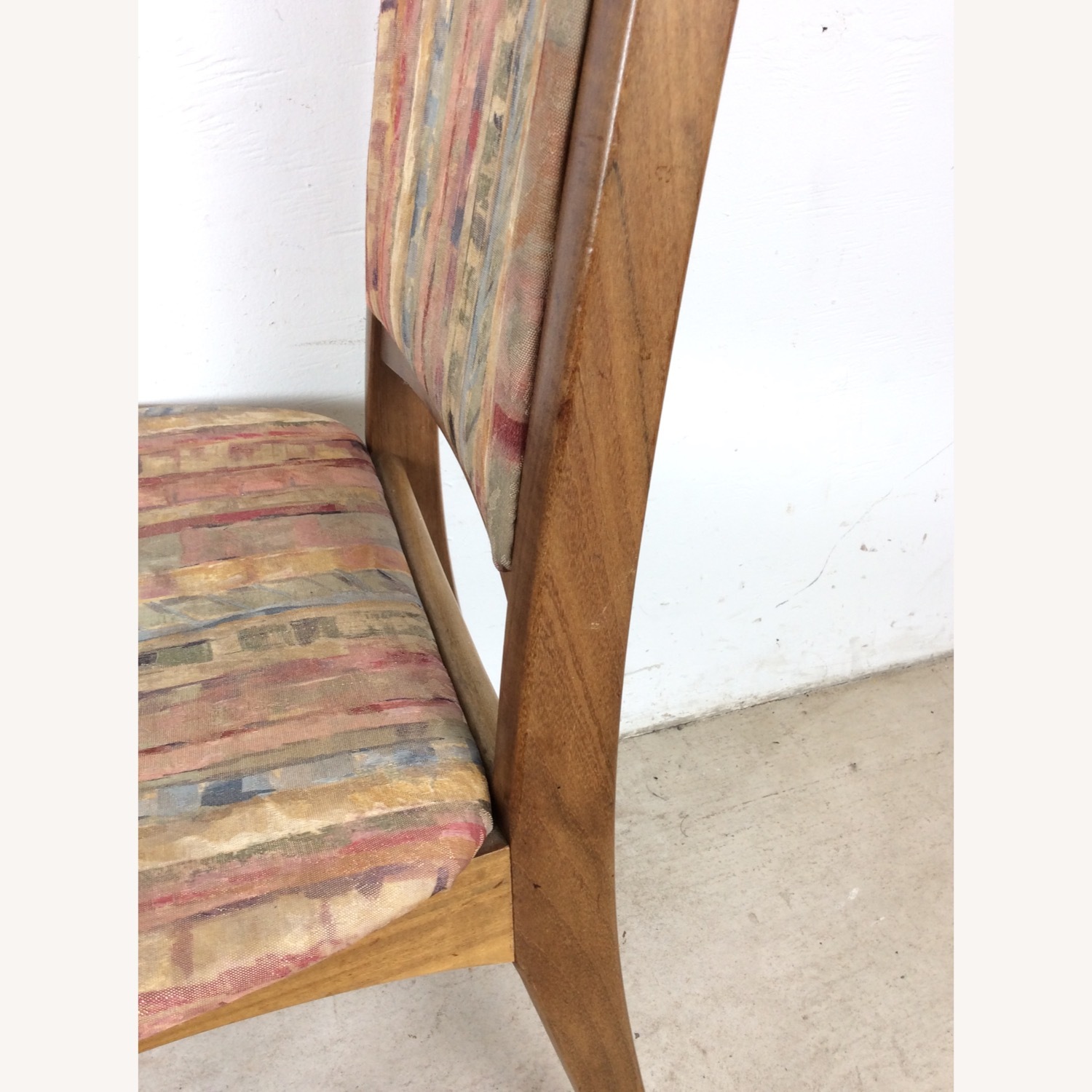 Set of 6 MCM Dining Chairs with Vintage Upholstery - image-26