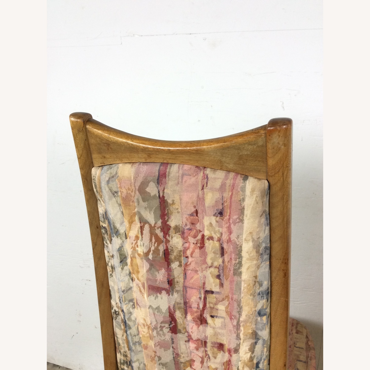 Set of 6 MCM Dining Chairs with Vintage Upholstery - image-29