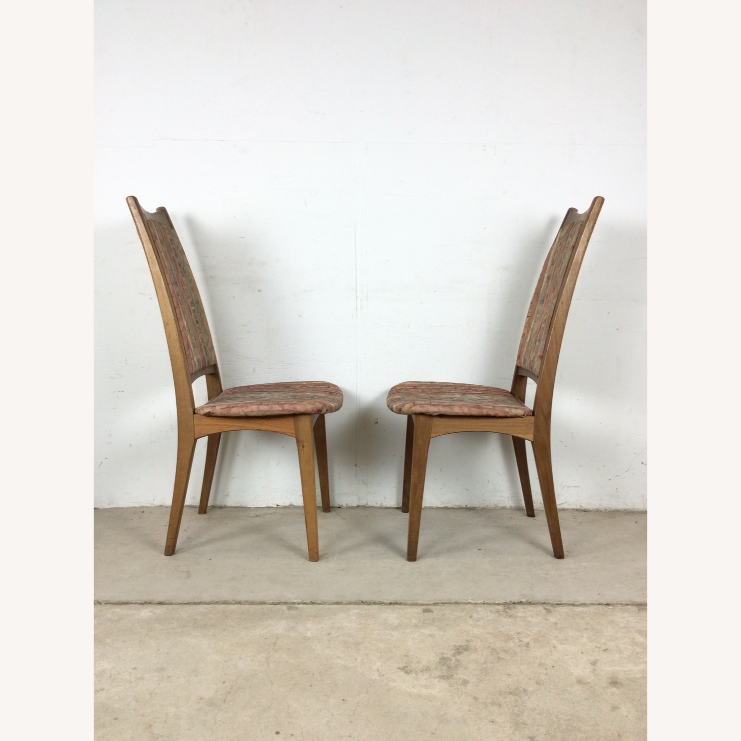Set of 6 MCM Dining Chairs with Vintage Upholstery - image-21