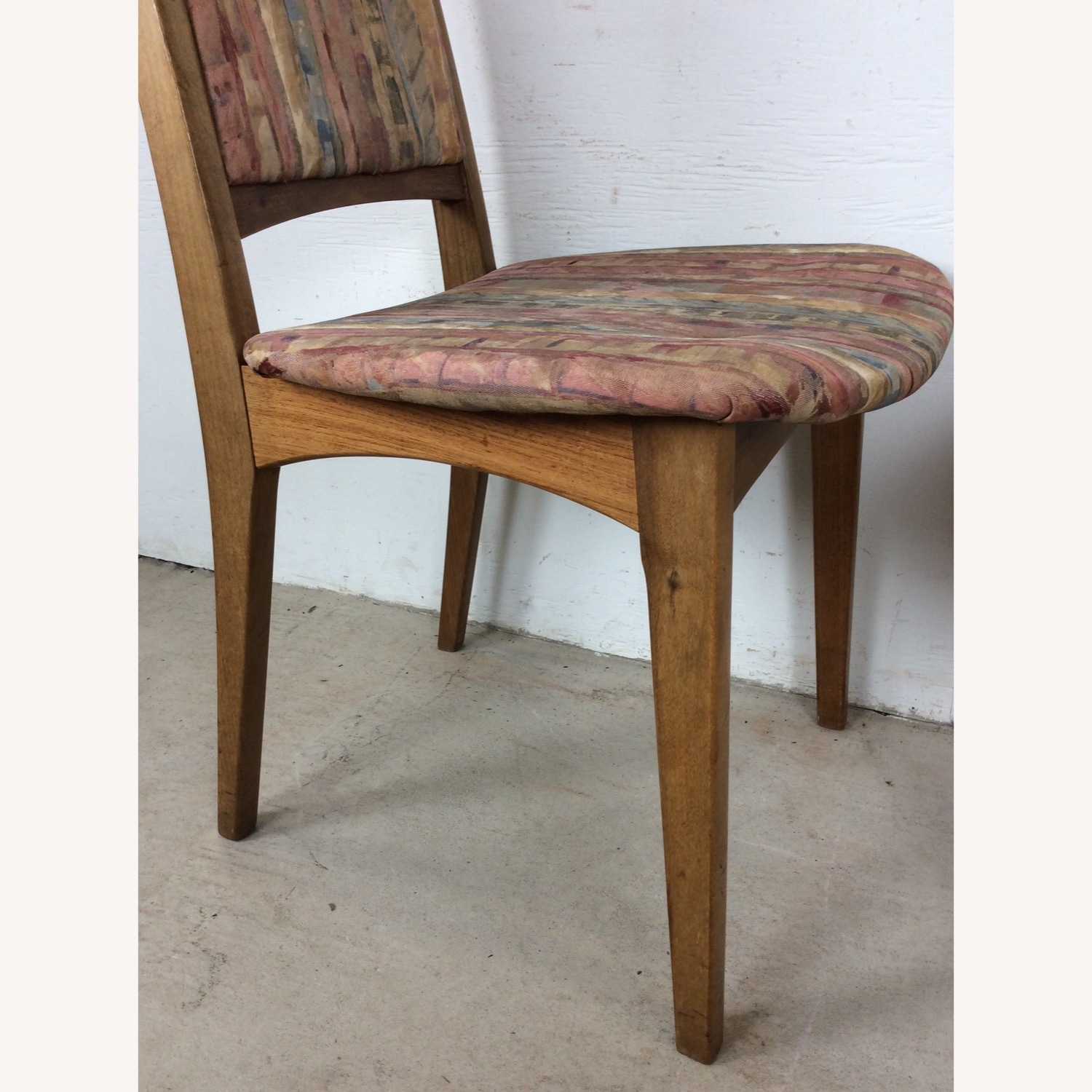 Set of 6 MCM Dining Chairs with Vintage Upholstery - image-24