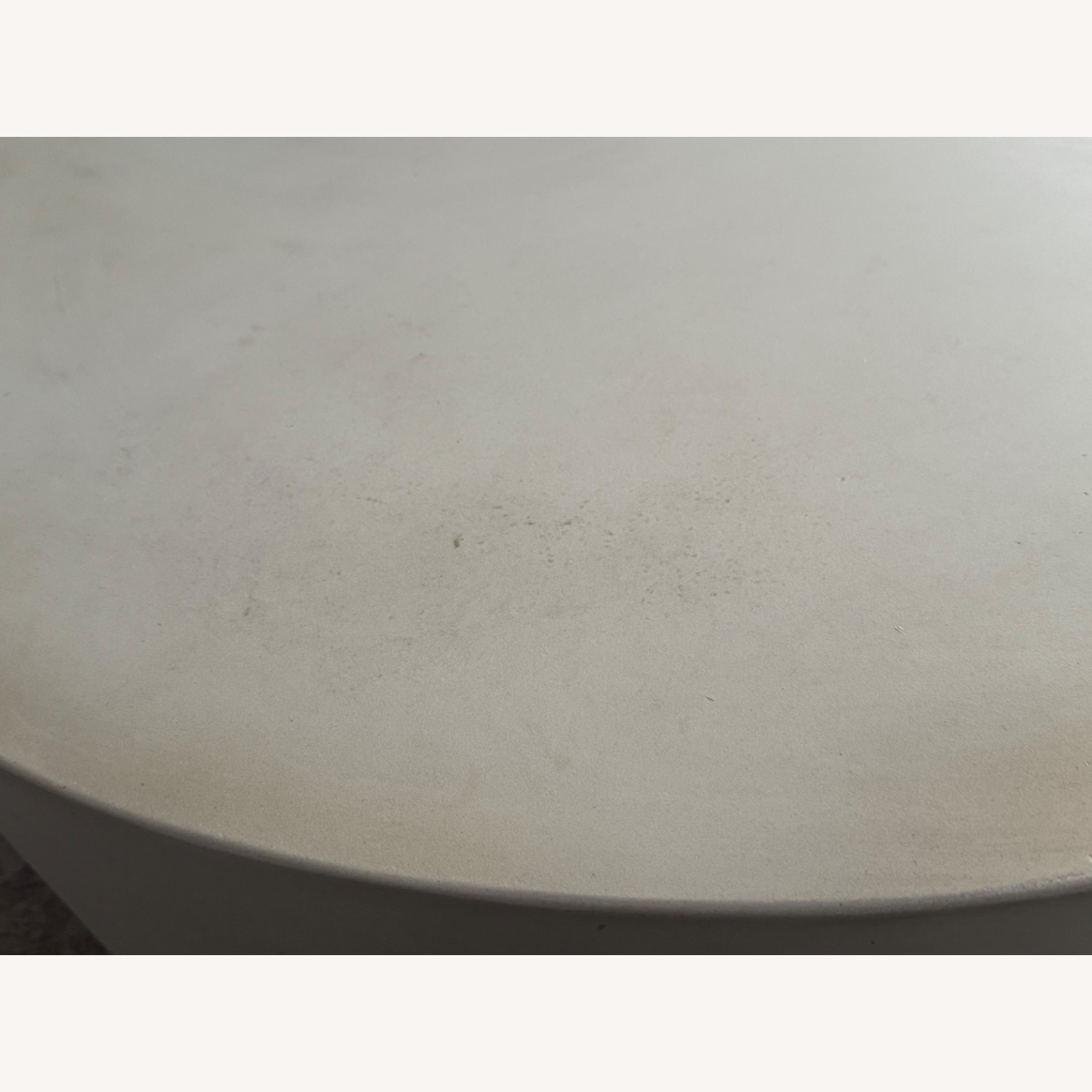 CB2 Cap Round White Coffee Table - image-3