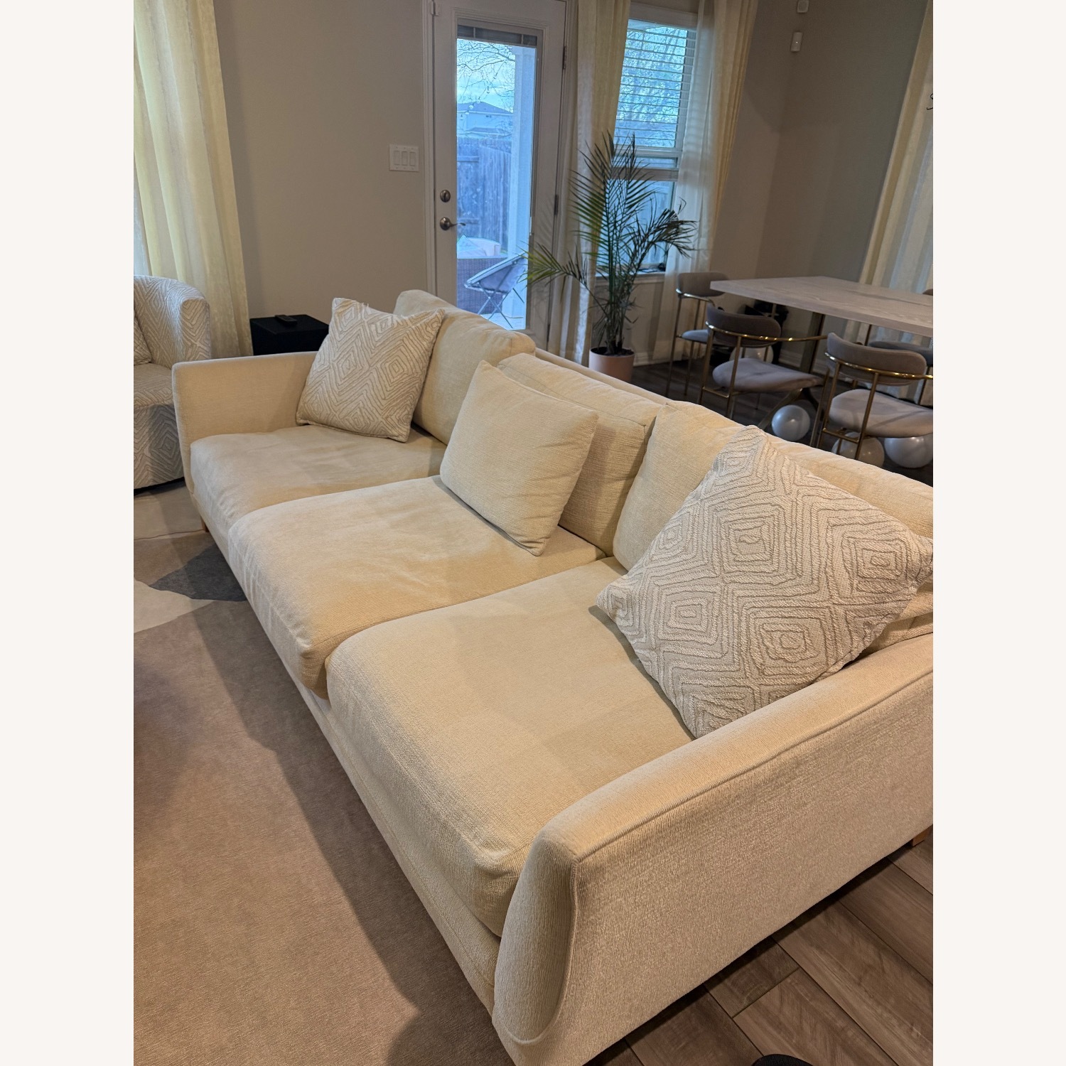 Living Spaces Japandi 3 Seater Cozy Sofa - image-2