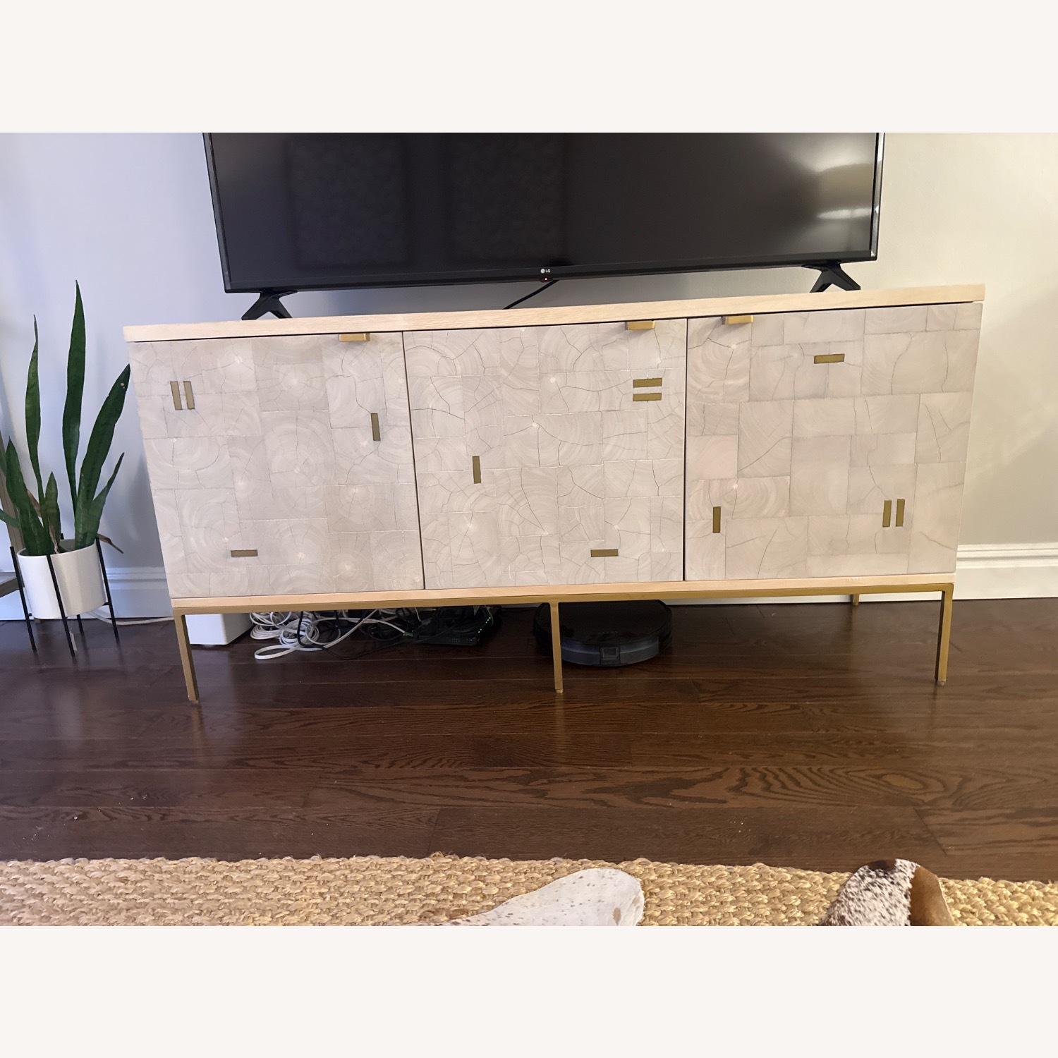 Anthropologie Devaney Buffet Wood Media Storage - image-7