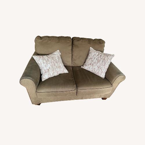 Used Ashley Furniture Dark Brown Sleeper Sofa for sale on AptDeco