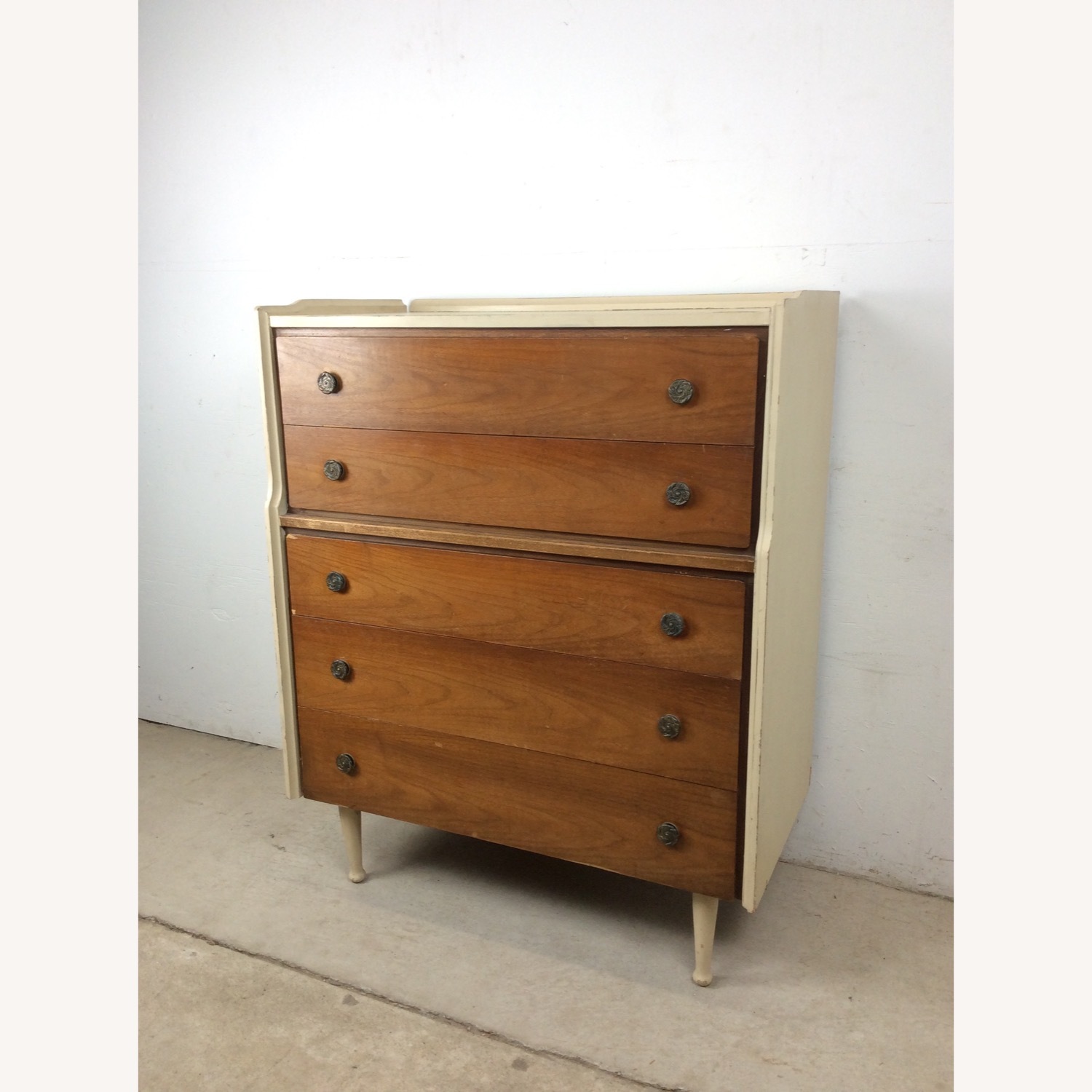 Mid Century 5 Drawer Highboy by Mainline by Hooker - image-5
