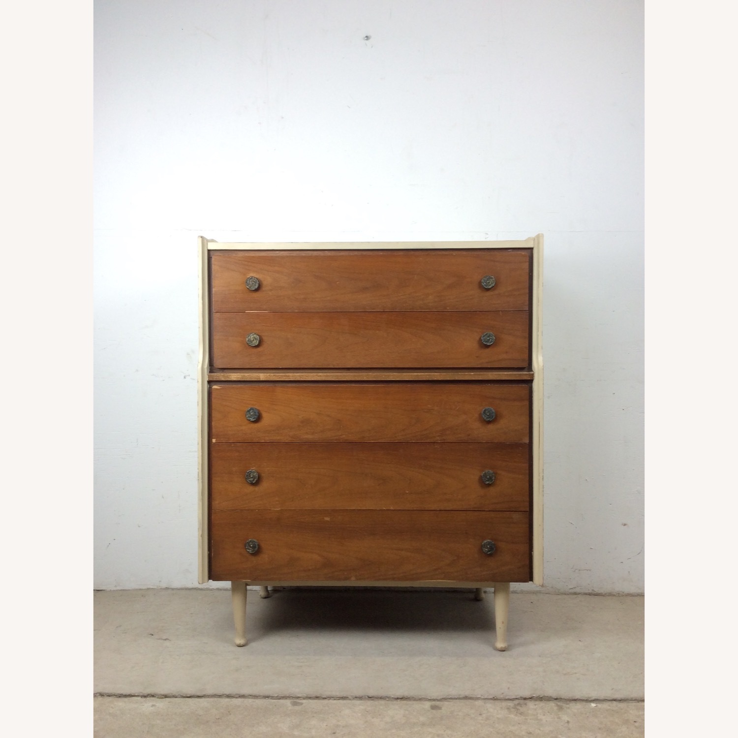 Mid Century 5 Drawer Highboy by Mainline by Hooker - image-2