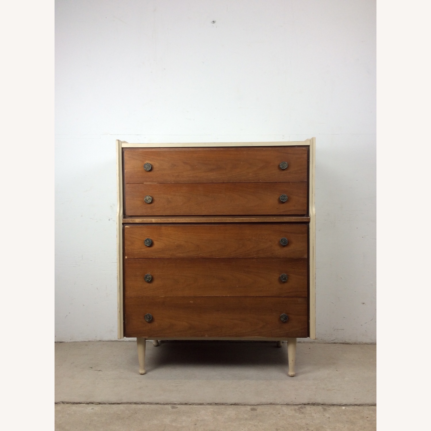 Mid Century 5 Drawer Highboy by Mainline by Hooker - image-1