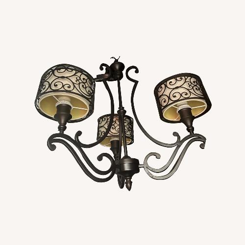 Used Bella Mira Light Shaded Empire Chandelier  for sale on AptDeco
