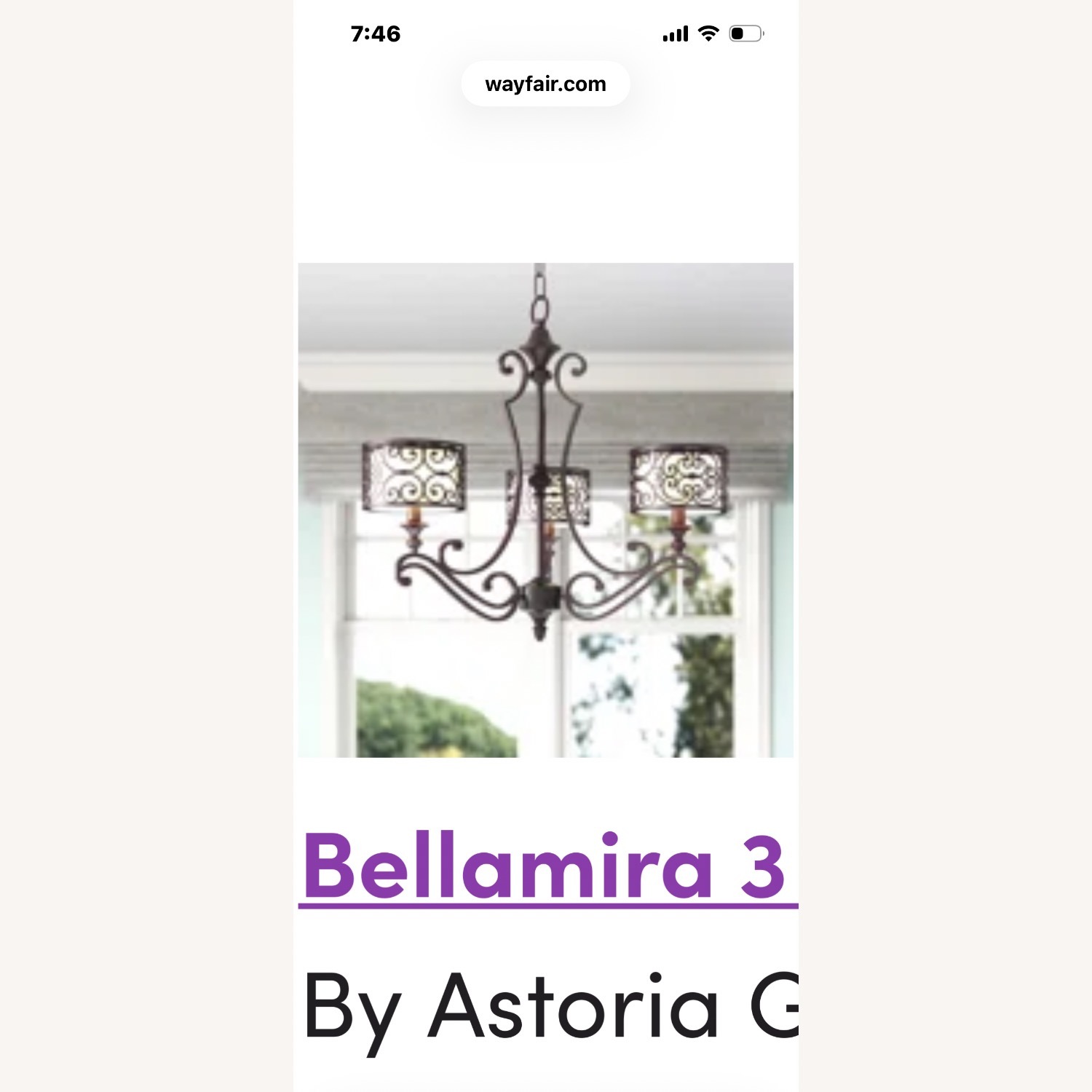 Bella Mira Light Shaded Empire Chandelier  - image-4