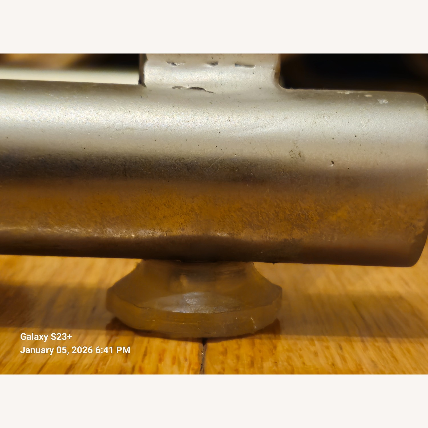 Vintage Glass Top Saw Horse Table/Desk  - image-7