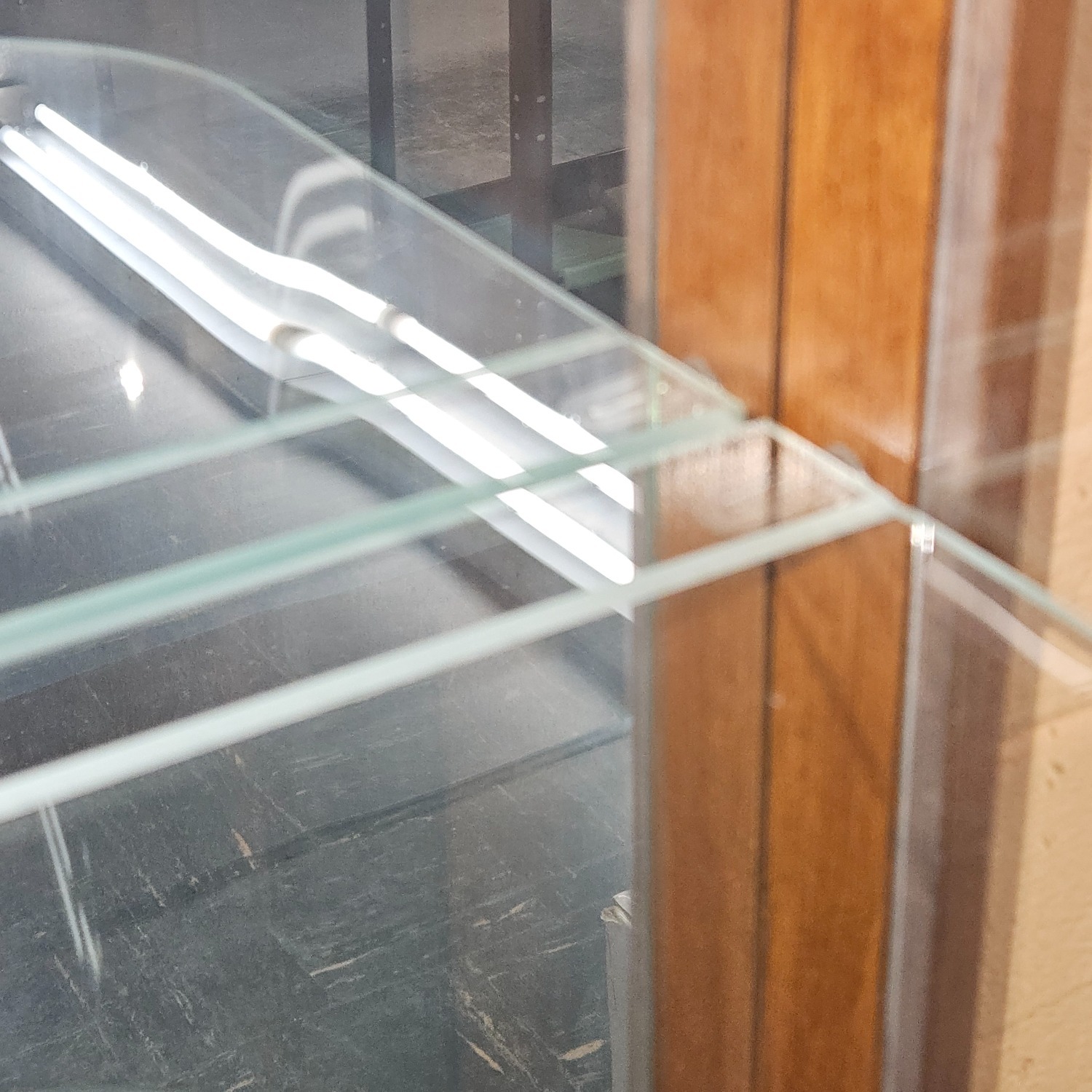 Pulaski Hardwood Curved Glass Mirror Curio Cabinet - image-4