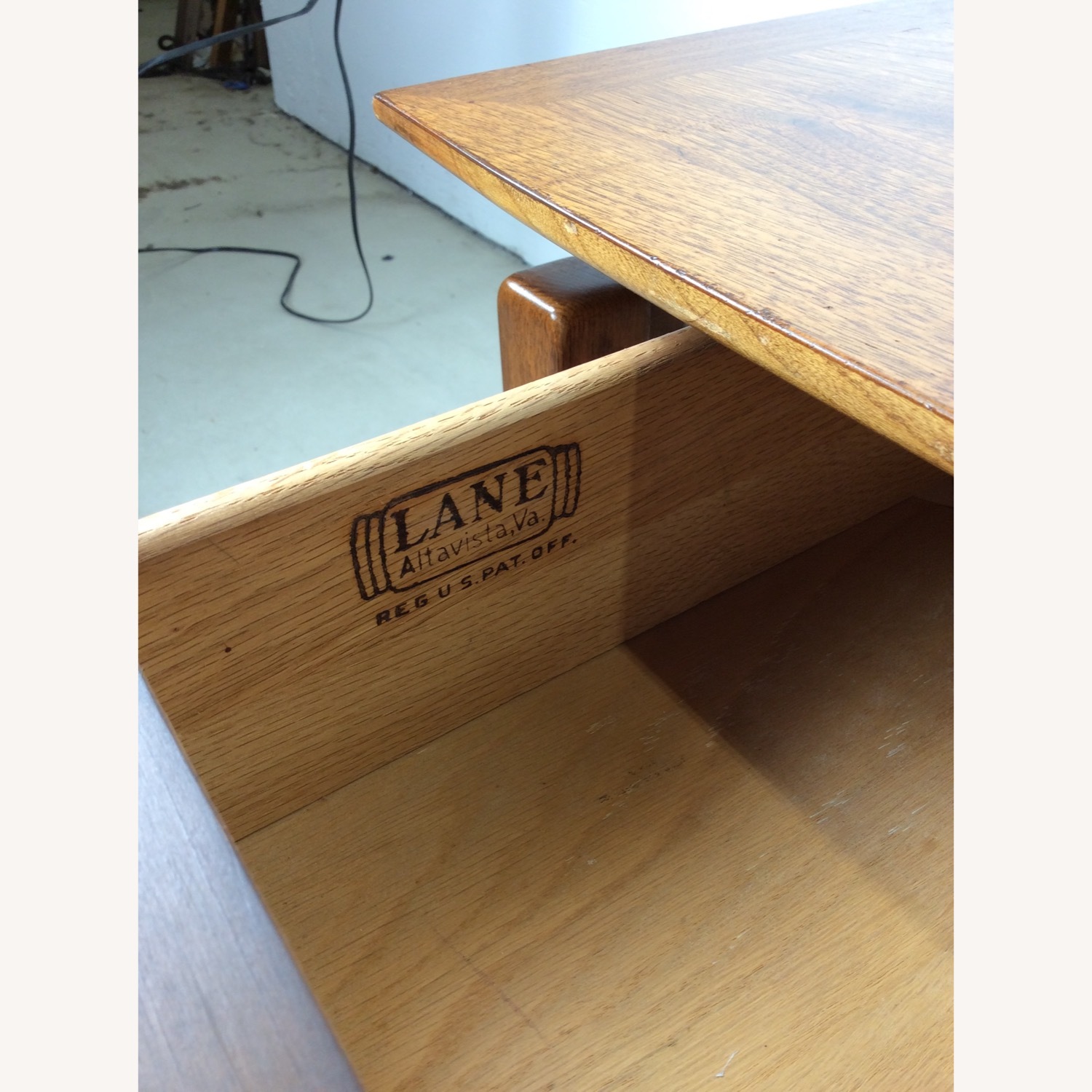 Pair MCM End Tables with Drawer by Lane Furniture - image-11