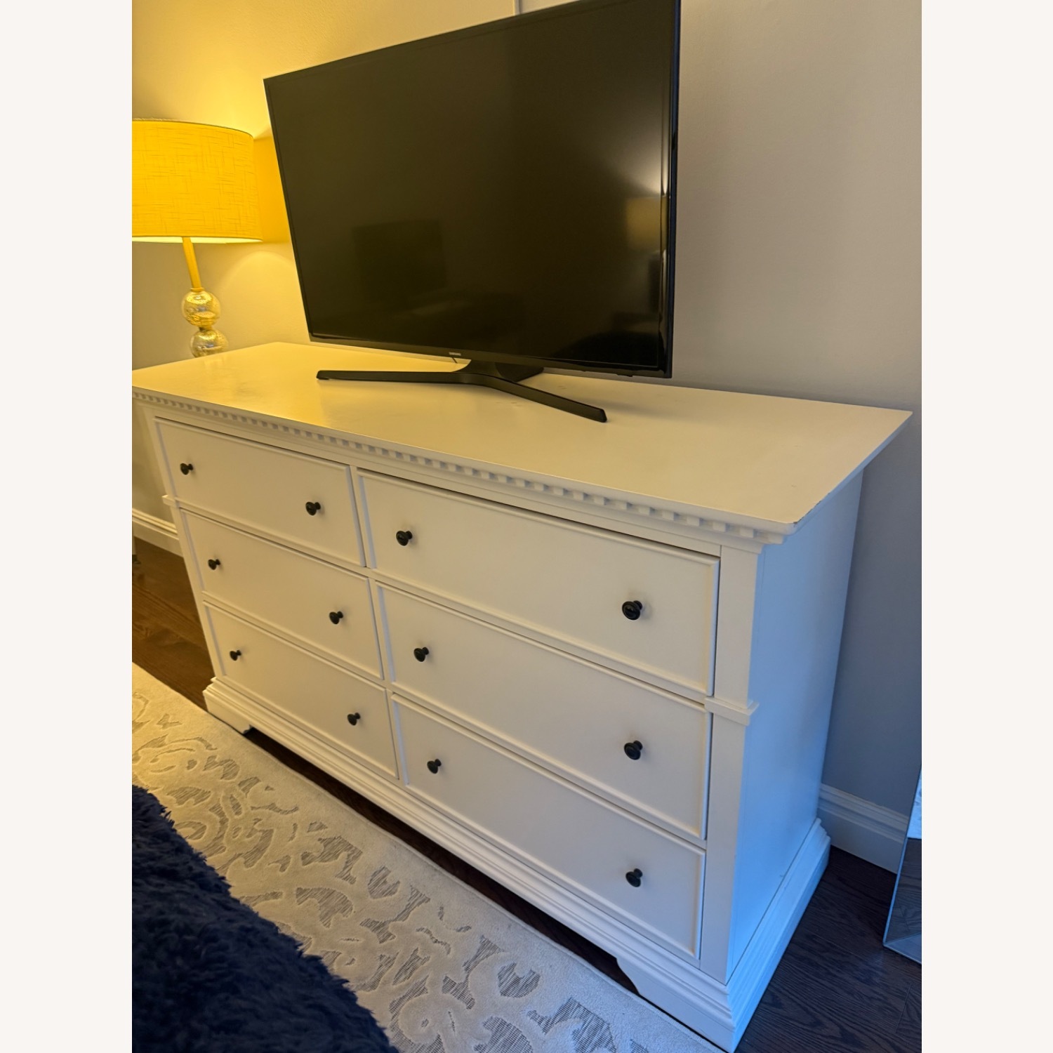 Raymour & Flanigan Angelina White Wood Dresser - image-3