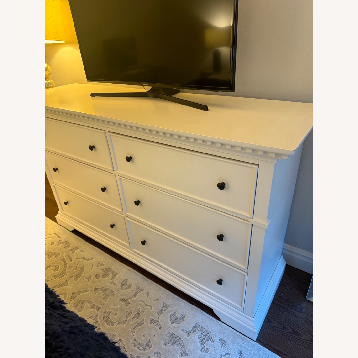 Raymour & Flanigan Angelina White Wood Dresser - image-4