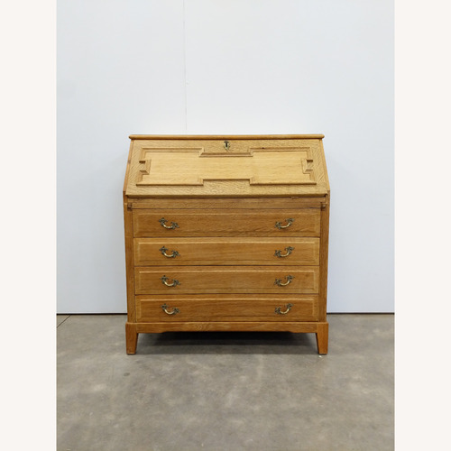 Used Vintage Danish Oak Secretary Desk for sale on AptDeco