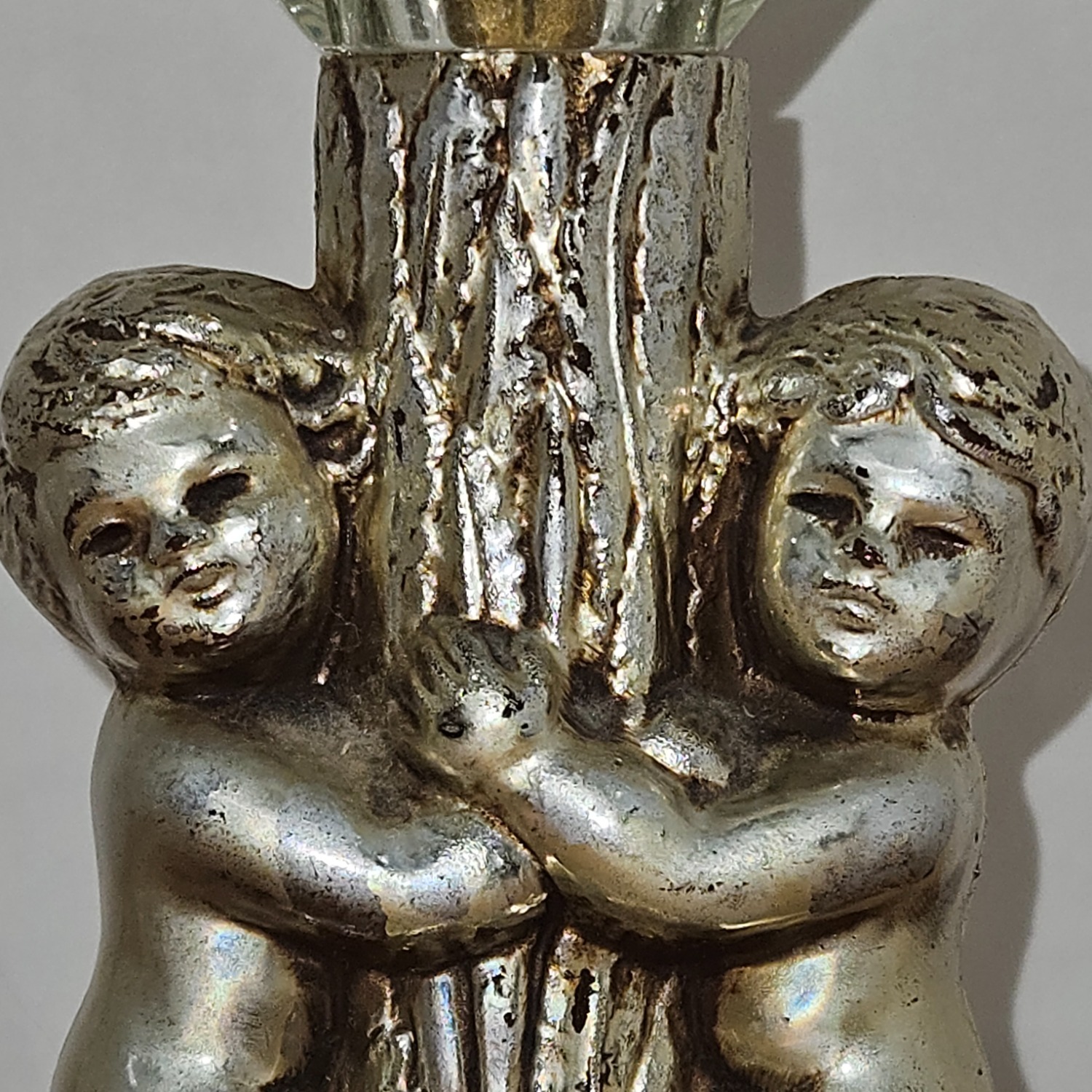 Pair of Vintage Cherub Table Lamps  - image-5