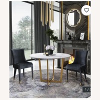 Bed Bath & Beyond White Marble Dining Table