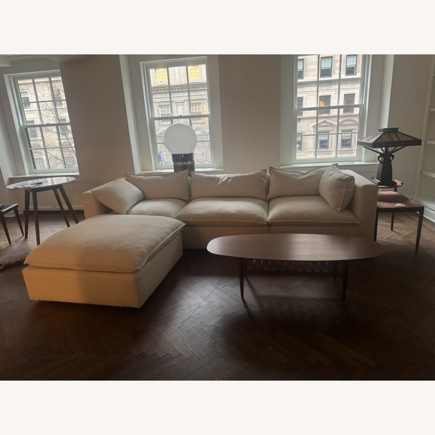 Crate & Barrel Lotus 5 Piece Sectiona - image-1