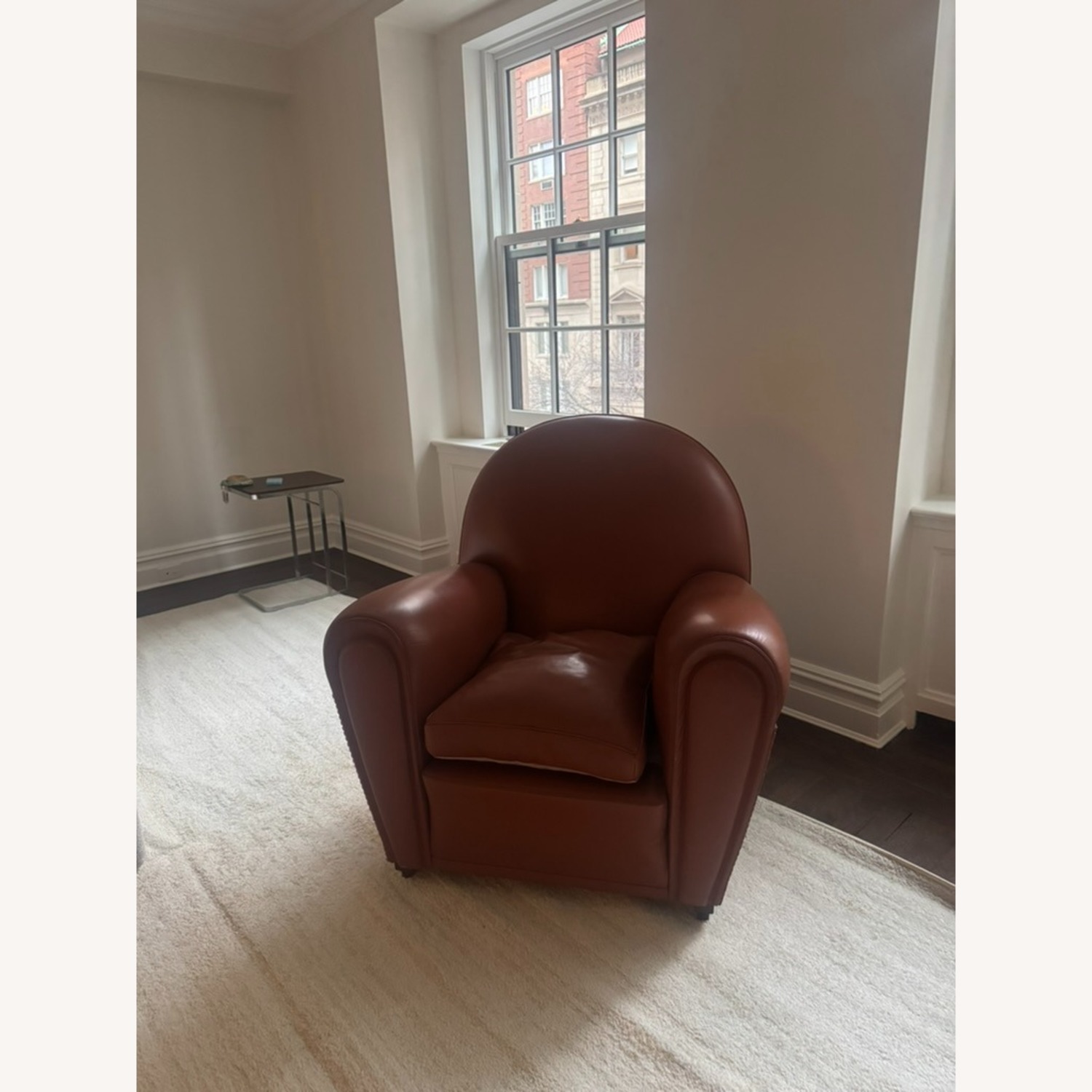 Poltrona Frau Dark Brown Leather Armchair - image-2