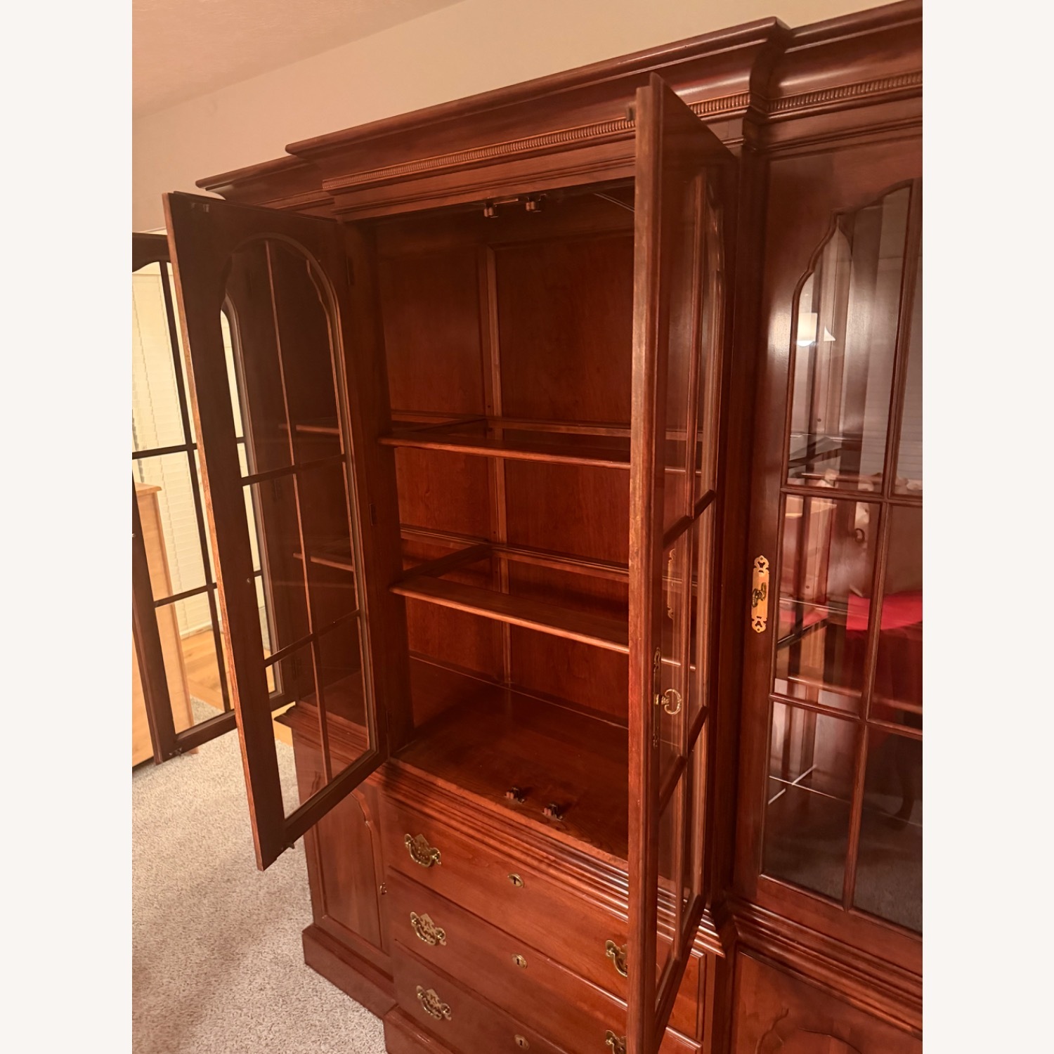 Vintage/Antique Wood Wall Unit - image-5