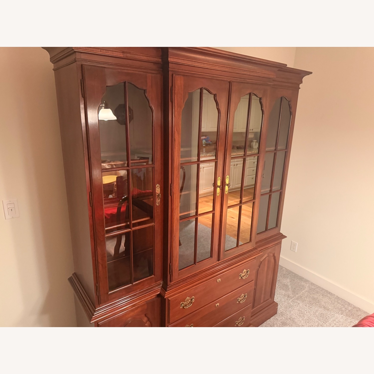 Vintage/Antique Wood Wall Unit - image-2