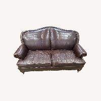 WHL Collection Craftsman Dark Brown 2 Seater Sofa