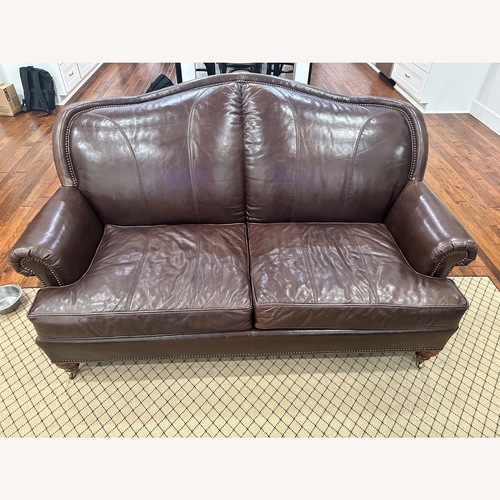 Used WHL Collection Craftsman Dark Brown 2 Seater Sofa for sale on AptDeco