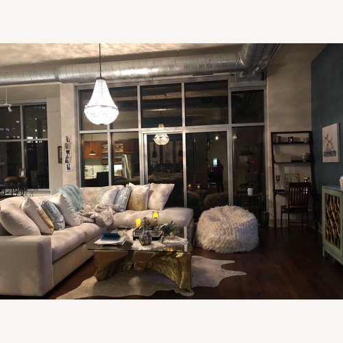 Used Z Gallerie Off-white Sectional for sale on AptDeco