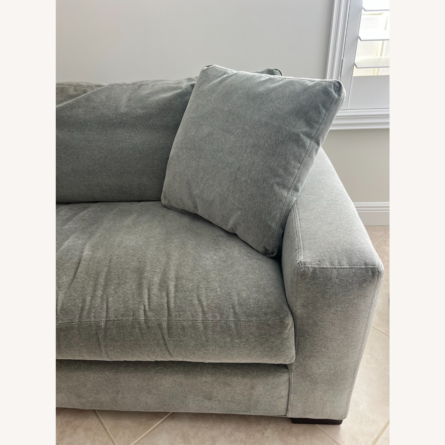 Room & Board 108" Metro Sofa in Sage Green  - image-6