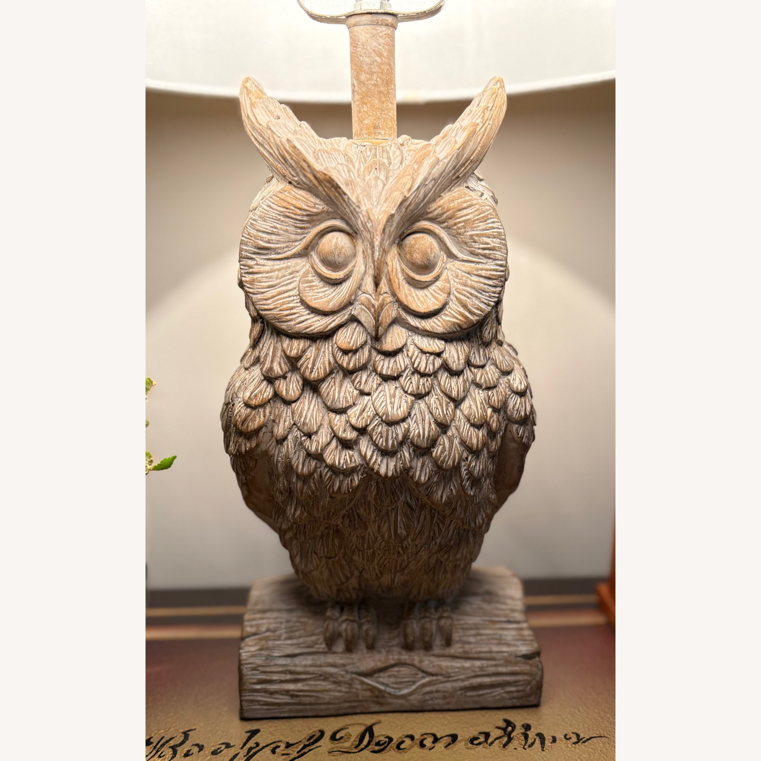 Wooden Owl Lamp - image-2