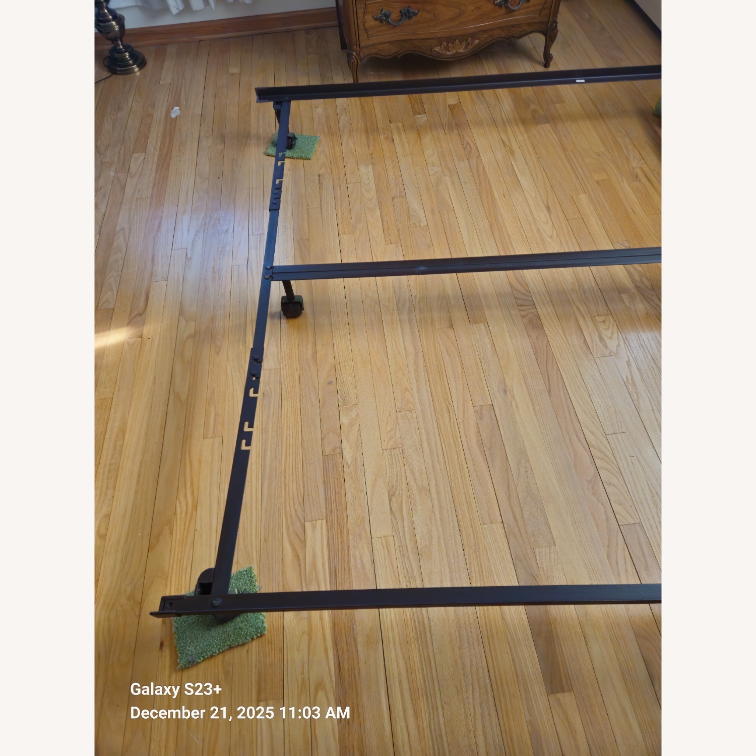 Vintage French Provincial King Headboard & frame - image-10