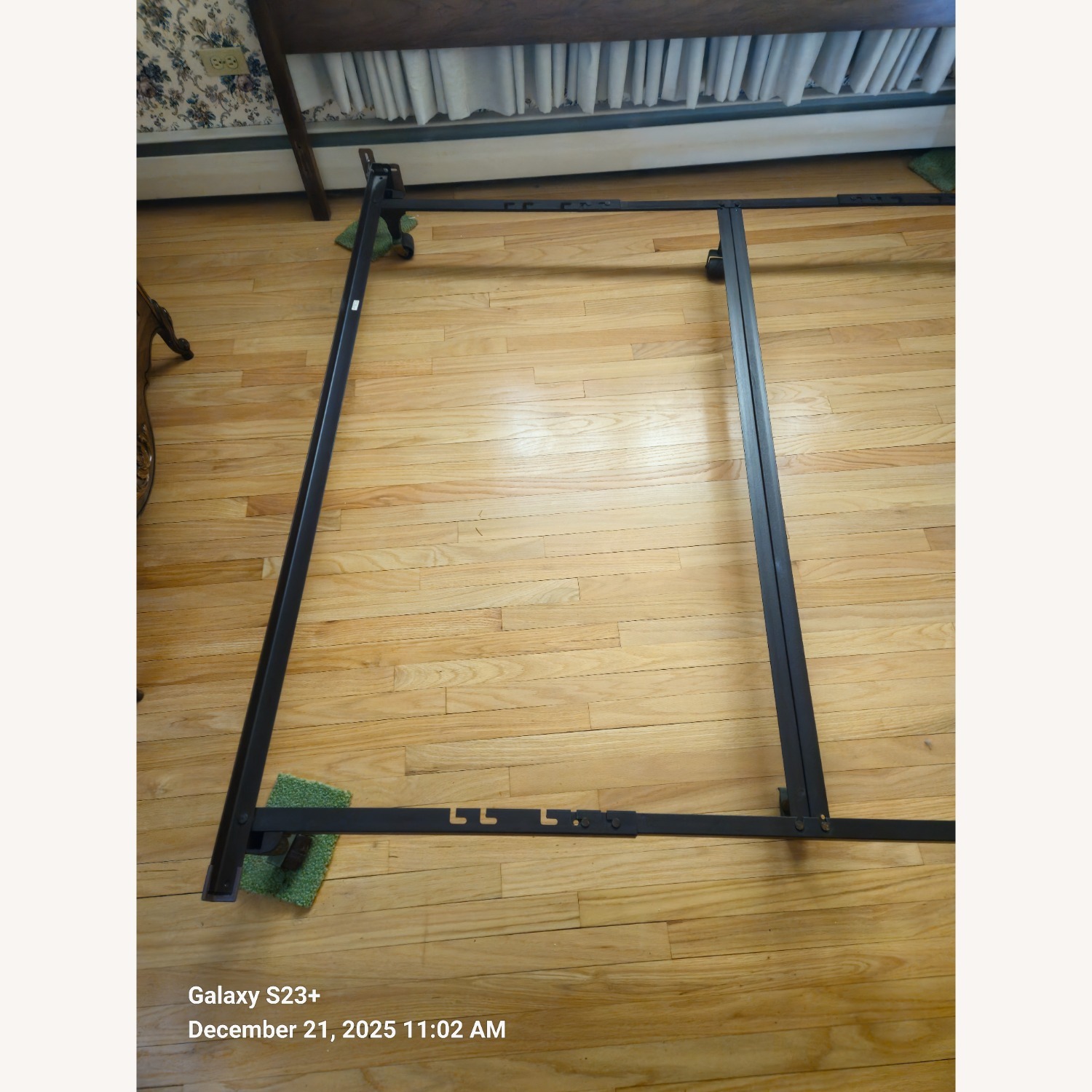 Vintage French Provincial King Headboard & frame - image-7