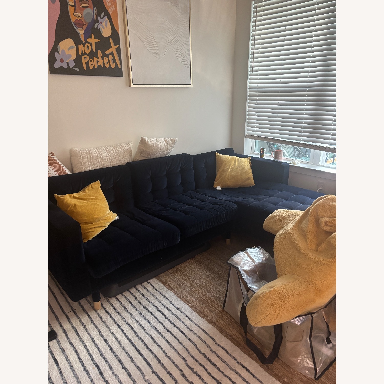 IKEA Morabo Blue 3+ Seater Sofa - image-2