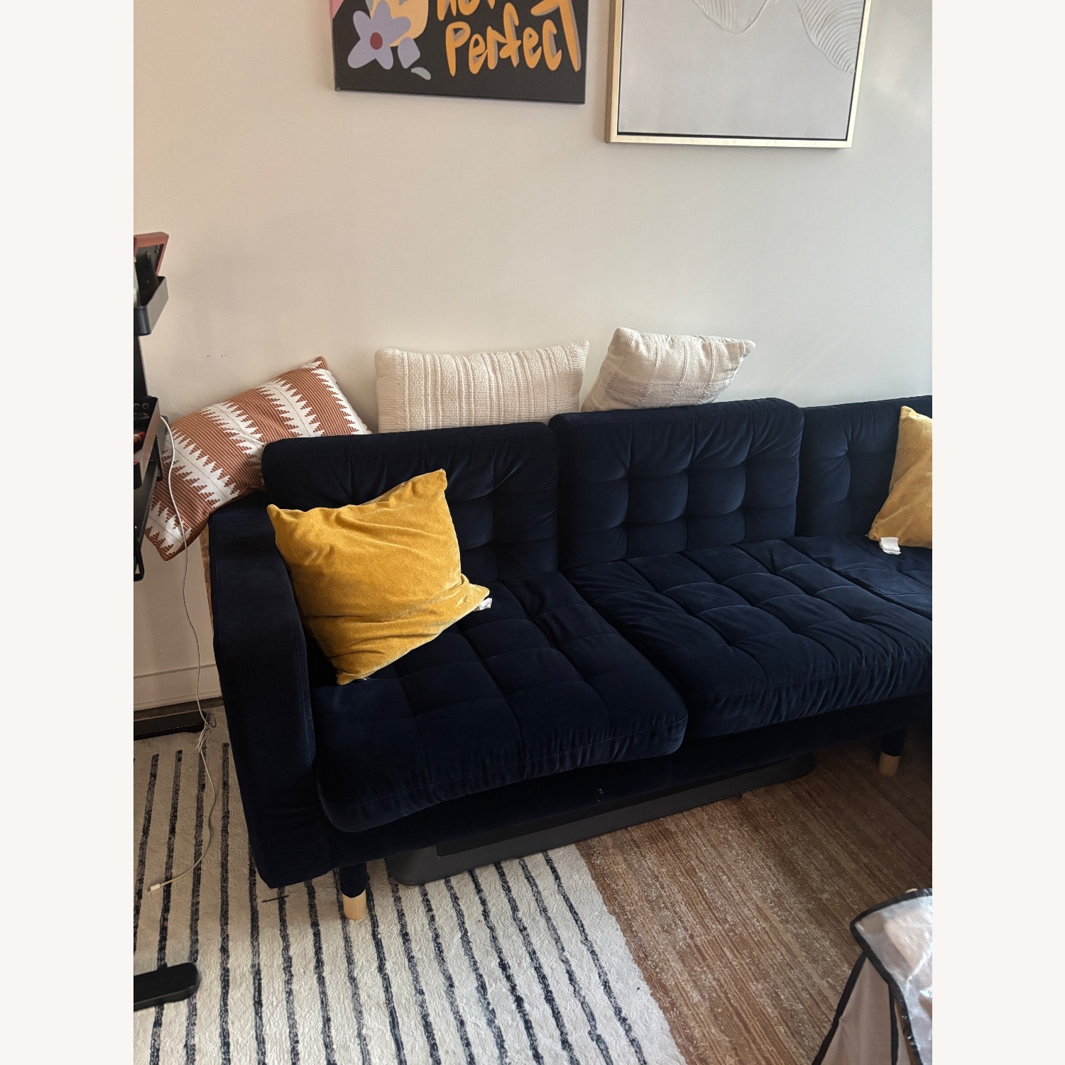 IKEA Morabo Blue 3+ Seater Sofa - image-1