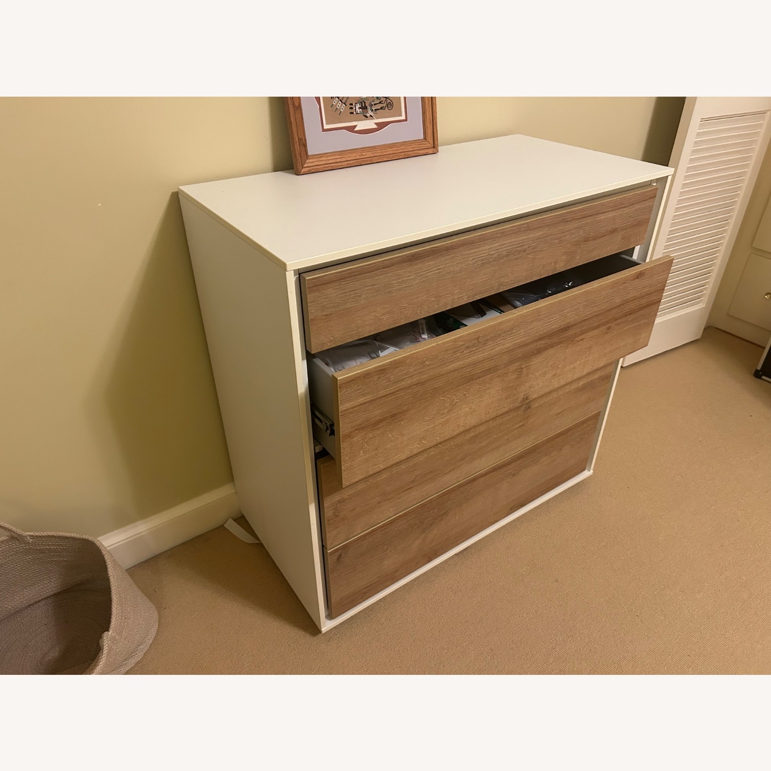 Danish Design Store Jysk White Wood Veneer Dresser - image-4