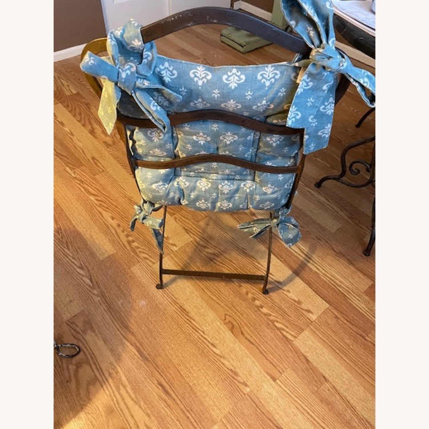 Black Marble Bistro Table with Two Chairs  - image-5