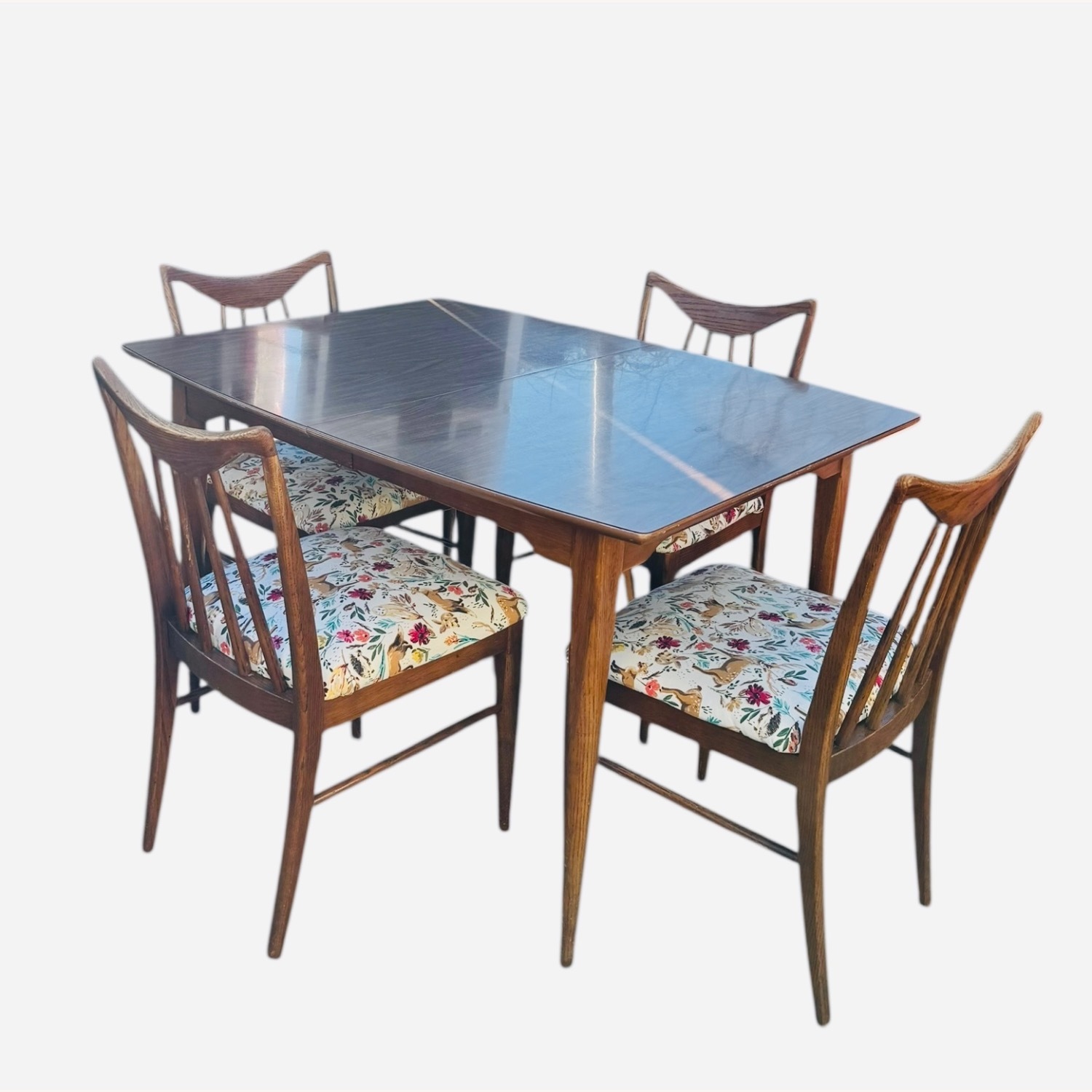 Edmund J. Spence Dark Brown Wood Dining Set - image-5