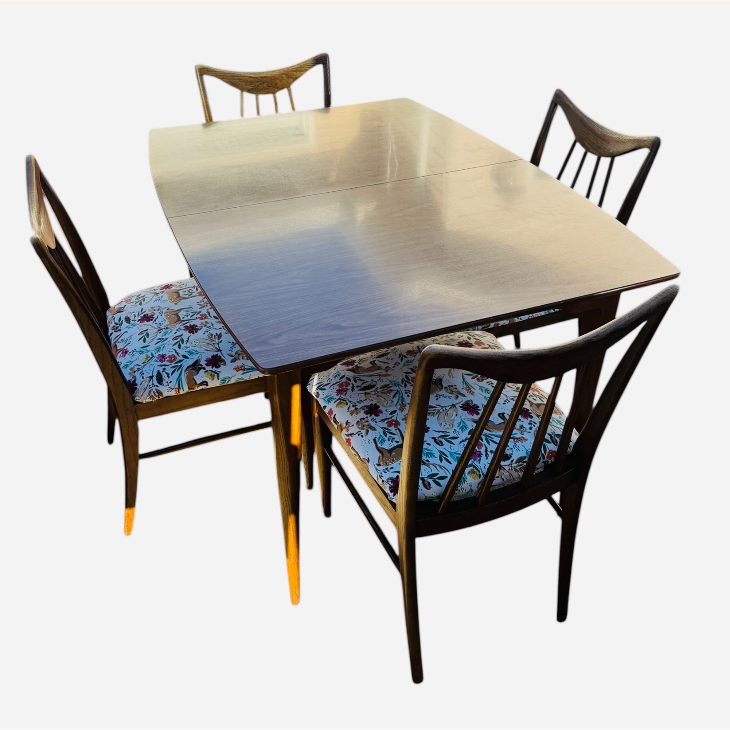 Edmund J. Spence Dark Brown Wood Dining Set - image-3
