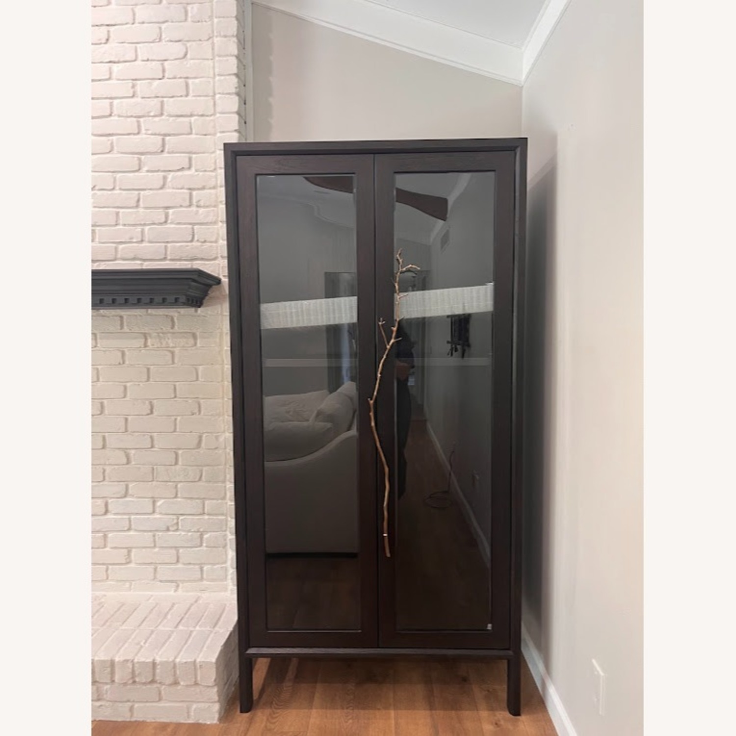 Arhaus Dark Brown Wood Bookcase - image-4