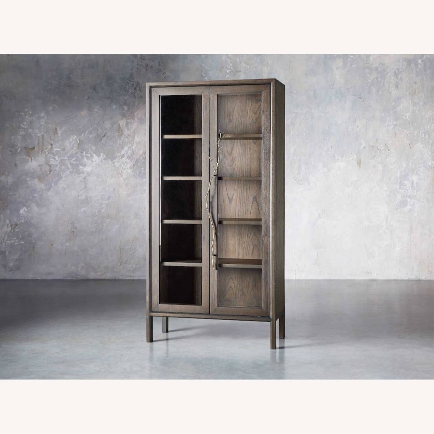 Arhaus Dark Brown Wood Bookcase - image-3