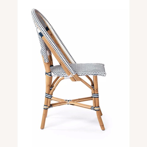 Used Serena & Lily Rattan Dining Chairs Set of 4  for sale on AptDeco