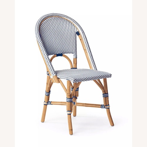 Used Serena & Lily Rattan Dining Chairs Set of 4  for sale on AptDeco