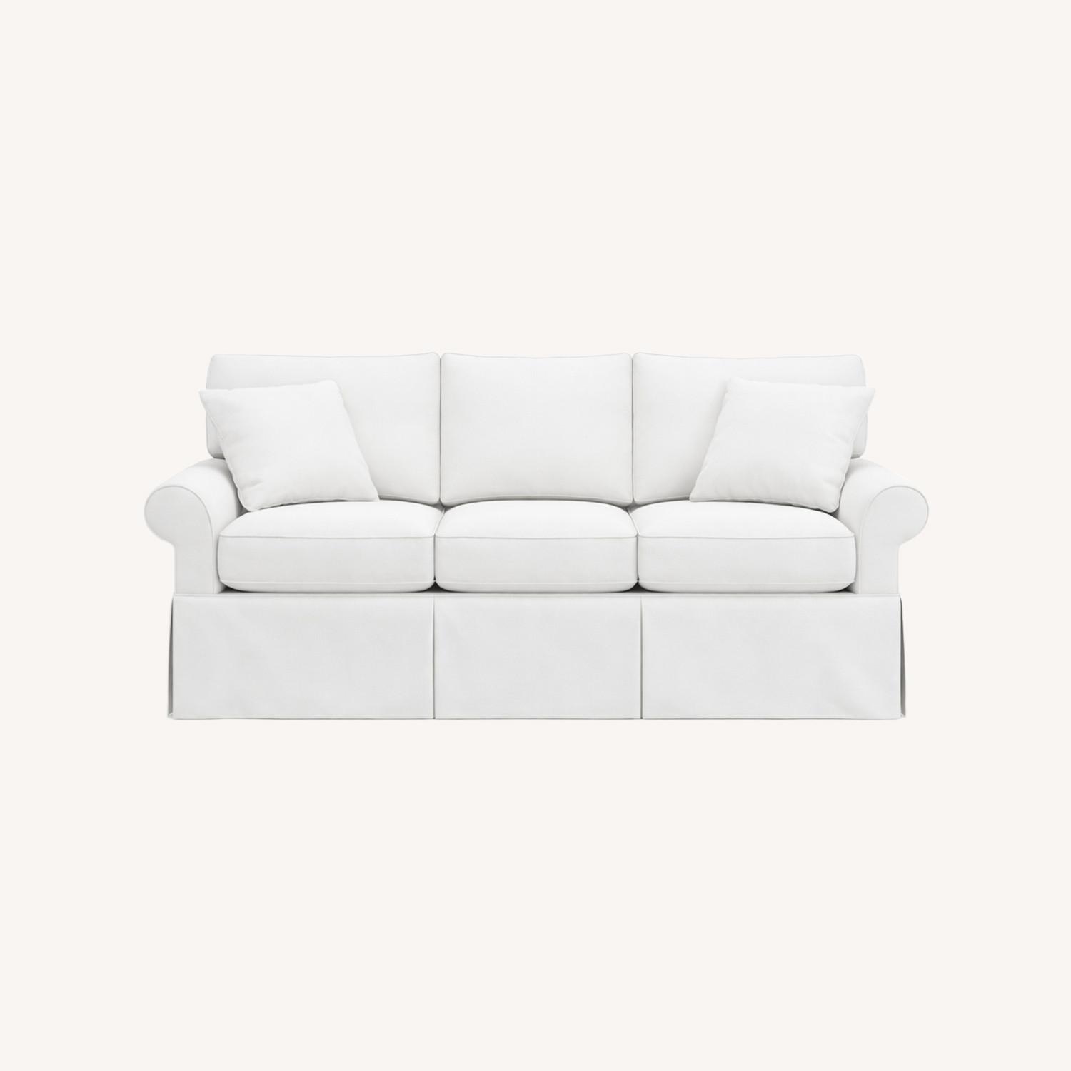 Ethan Allen Bennett Slipcovered Sofa - image-0