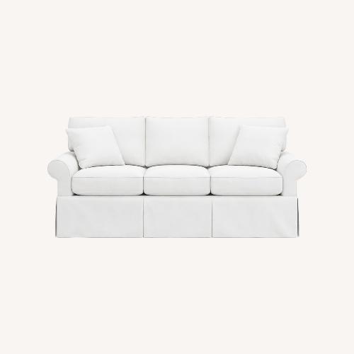 Used Ethan Allen Bennett Slipcovered Sofa for sale on AptDeco