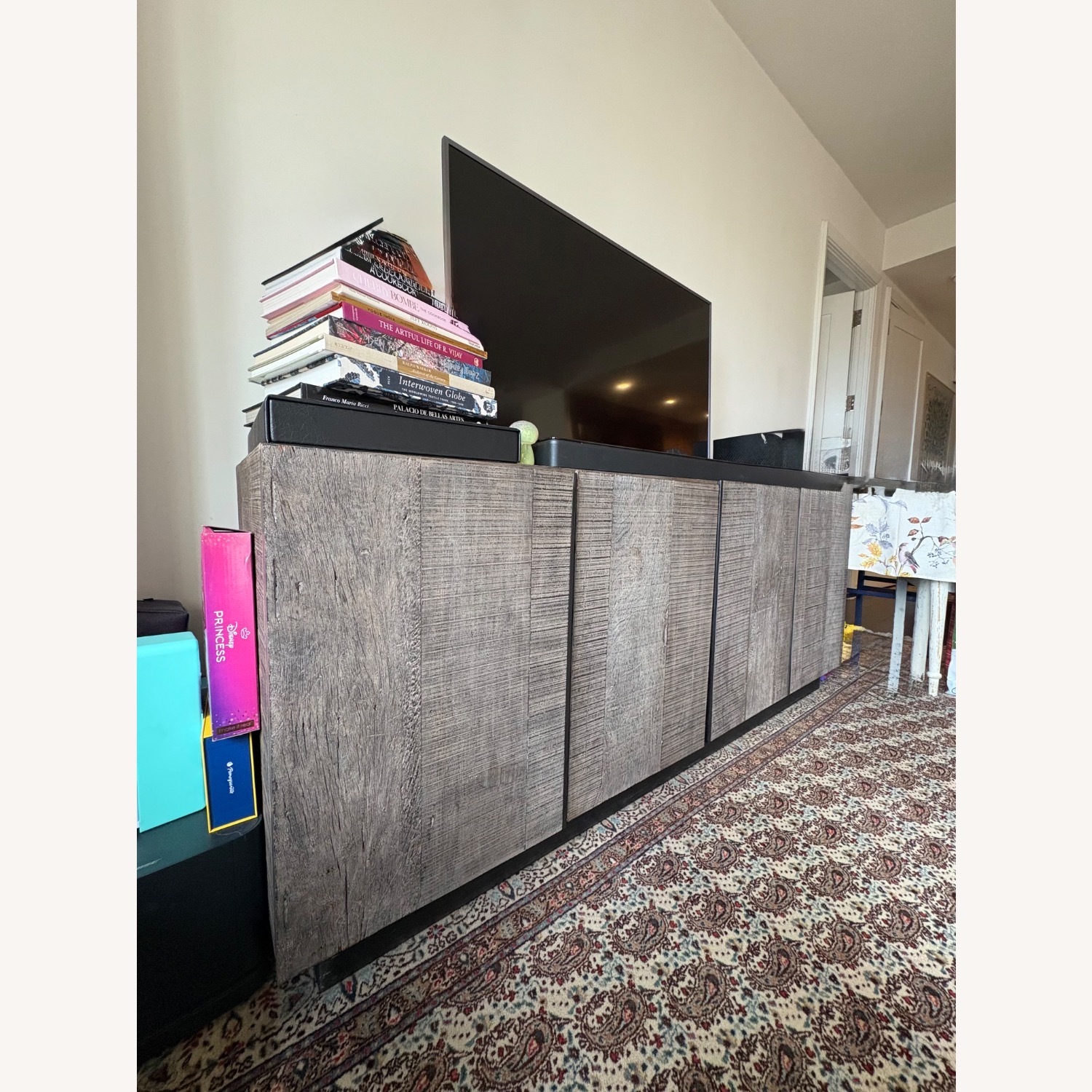 Restoration Hardware Dark Gray Monterey 4-Door Sideboard - image-2