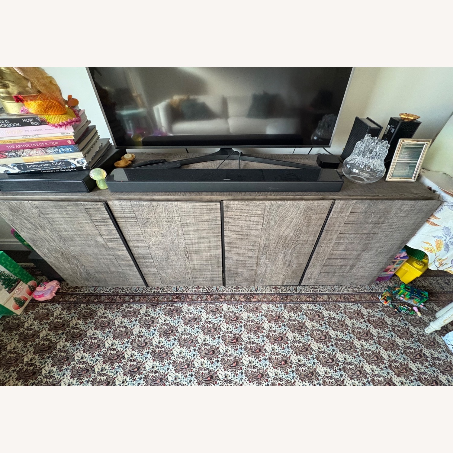 Restoration Hardware Dark Gray Monterey 4-Door Sideboard - image-4